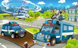 Aventura policial en la ciudad infantil
