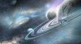 Explosión Cósmica de Universo Vibrante