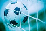 Gol en primer plano en la portería