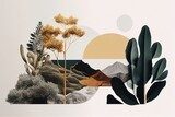Montañas y naturaleza en formas