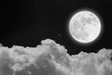 Noche Serena con Luna Llena