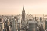 Panorámica urbana en tonos suaves