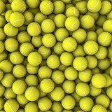 Patrón vibrante de pelotas de tenis