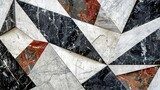 Sinfonía geométrica en mármol