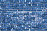 Textura azul en ladrillos antiguos