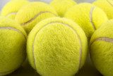 Textura vibrante de pelotas de tenis