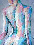 Trazos pastel de sensualidad abstracta