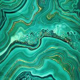 Verde Mármol: Ritmo y Brillo Mineral