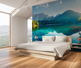 la casa del lago es una gran opcion fotomurales para dormitorio fotomurales demural