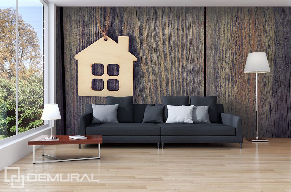 Casa en madera Fotomurales Texturas Fotomurales Demural