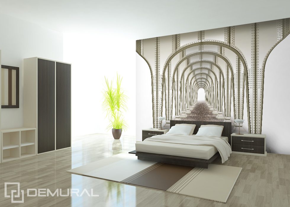 Túnel simétrico Fotomurales para dormitorio Fotomurales Demural