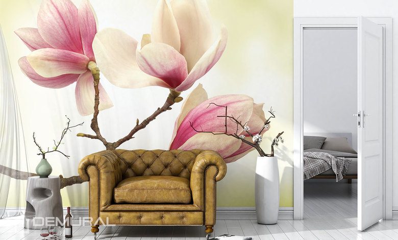 magnolia mayor nivel de delicadeza fotomurales flores fotomurales demural