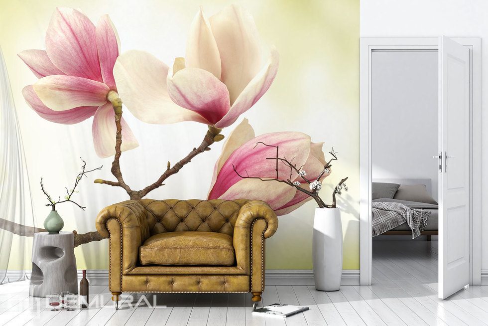 Magnolia - mayor nivel de delicadeza Fotomurales Flores Fotomurales Demural