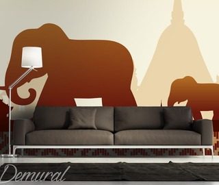 familia de elefantes fotomurales orientales fotomurales demural
