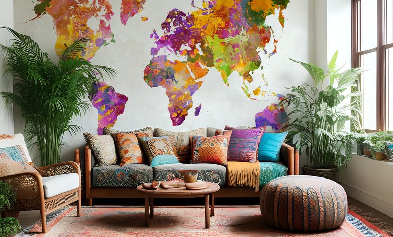 el mundo en colores fotomurales mapas del mundo fotomurales demural