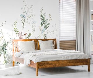 delicado floral y a la moda fotomurales para dormitorio fotomurales demural