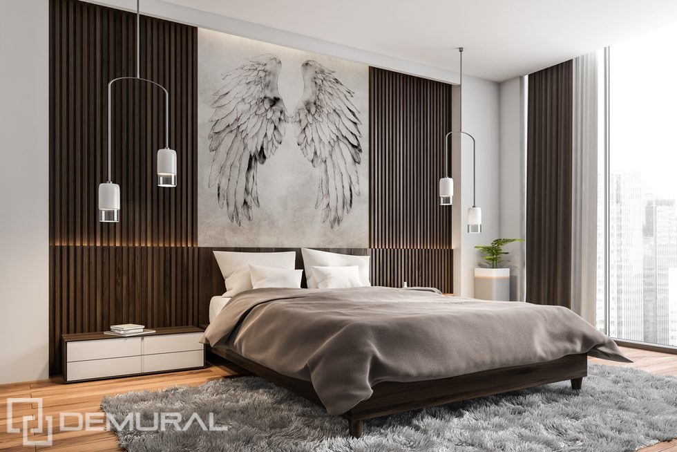 Alas de silencio y elegancia Fotomurales para dormitorio Fotomurales Demural