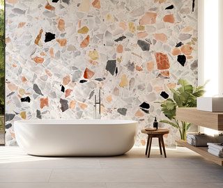toque de mosaico en un interior moderno fotomurales texturas fotomurales demural