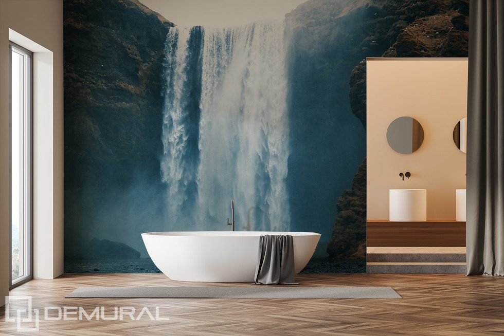 Calma entre la fuerza de la naturaleza Fotomurales para cuarto de baño Fotomurales Demural
