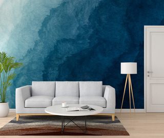 estructura abstracta en tonos azul marino profundo fotomurales para salon fotomurales demural