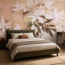 Juego-delicado-de-luz-sobre-un-motivo-floral-fotomurales-para-dormitorio-fotomurales-demural