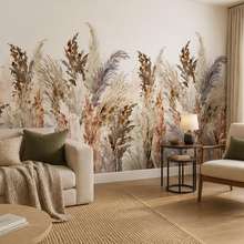 Decoracion-elegante-con-hierbas-pampas-fotomurales-para-salon-fotomurales-demural