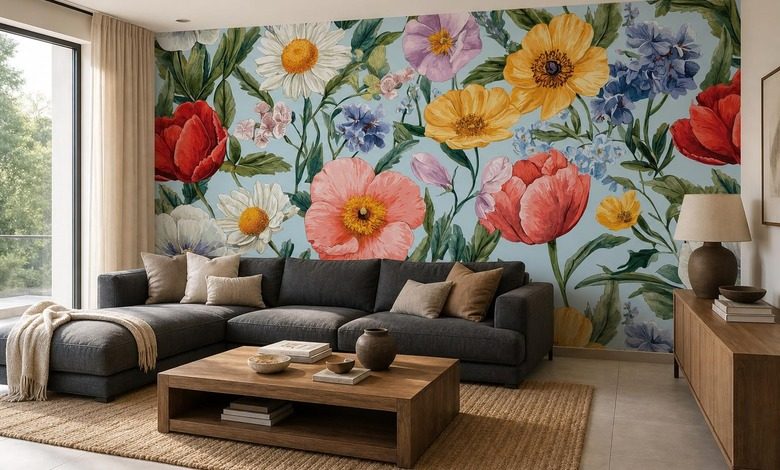 decoracion artistica en estilo decorativo fotomurales para salon fotomurales demural