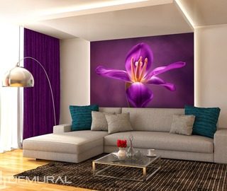 la flora violeta fotomurales flores fotomurales demural