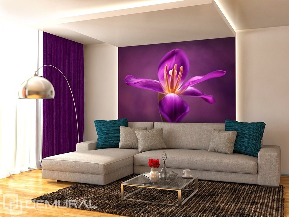 La flora violeta Fotomurales Flores Fotomurales Demural