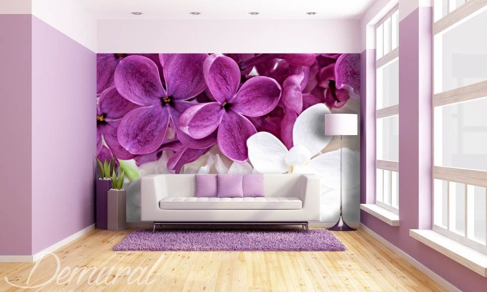 El violeta de salón Fotomurales Flores Fotomurales Demural