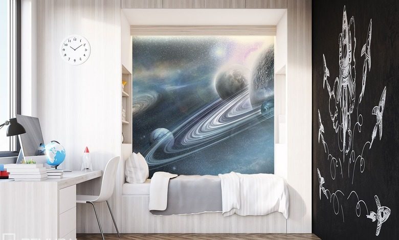 en el mundo intergalactico fotomurales para la habitacion de joven fotomurales demural